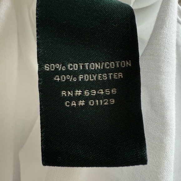 RALPH LAUREN White Classic Oxford Dress Shirt Button Up Youth Boys Size 14 - Picture 5 of 7